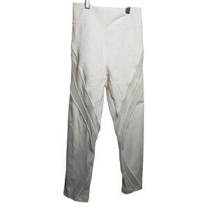 Lululemon Women's Never Still Crop 21" White Athleisure Leggings Sz 4